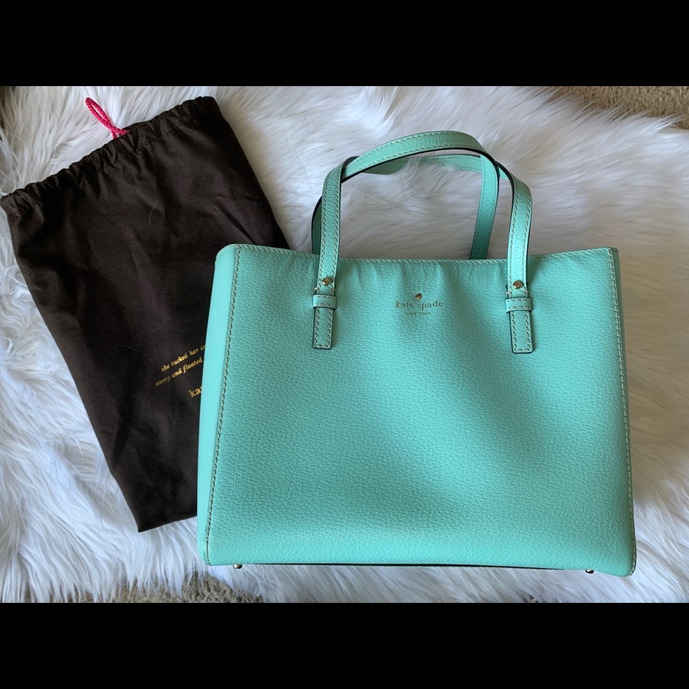 Gently Used - Kate sSpade Aqua Medium bag